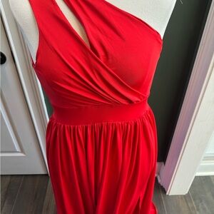 Elegant Red Women's Dress
